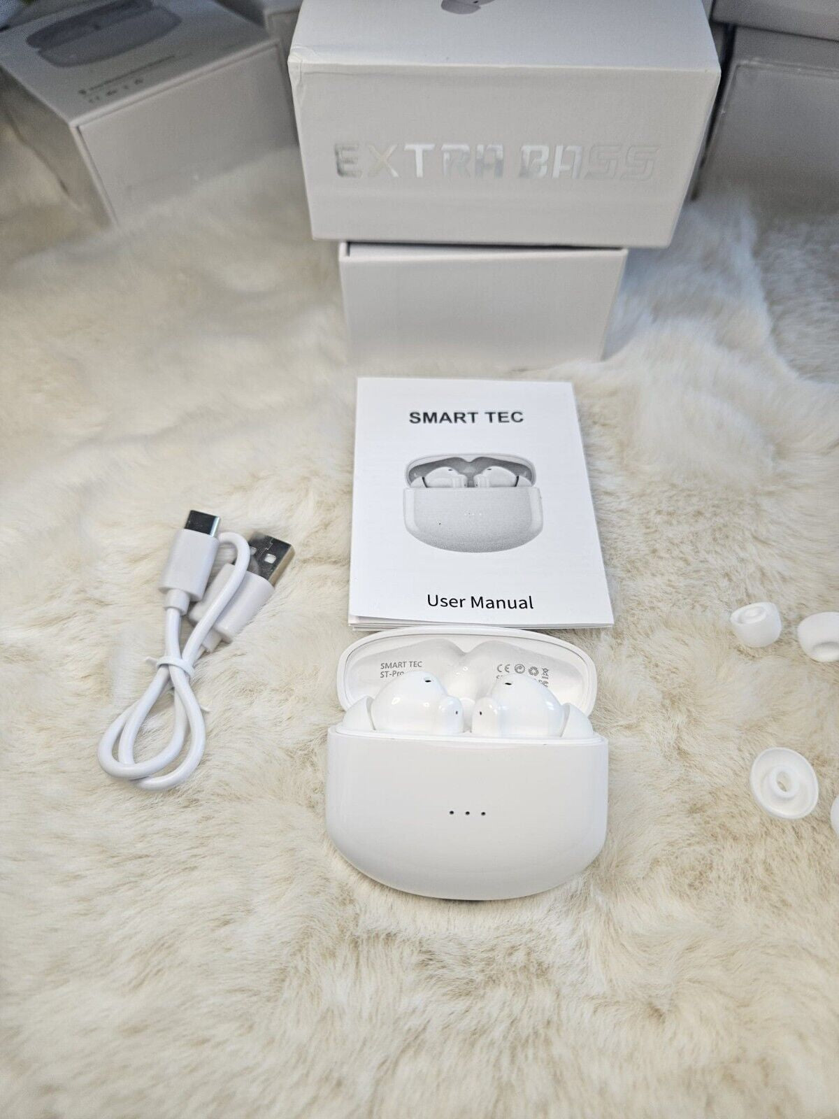 TWS Wireless Earbuds Headphone ANC Bluetooth 5.4 Earphones for Android & Iphone