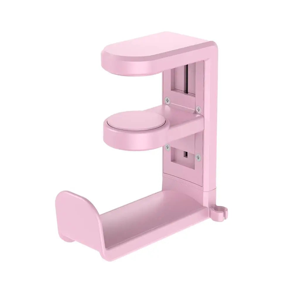 360° Rotating Headphone Stand Desktop Headset Holder PC Gaming Headset Desk Hanger Hook for Earphone Controller