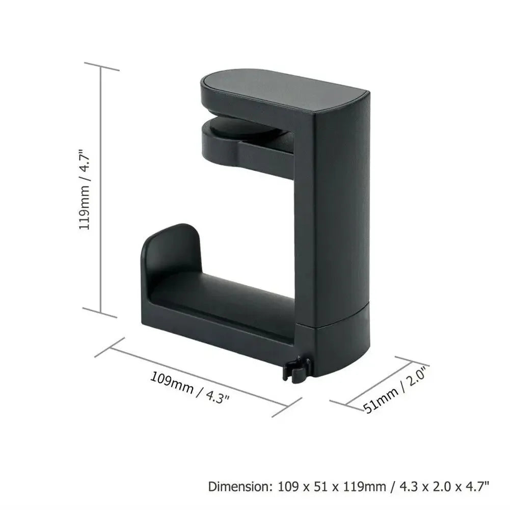 360° Rotating Headphone Stand Desktop Headset Holder PC Gaming Headset Desk Hanger Hook for Earphone Controller