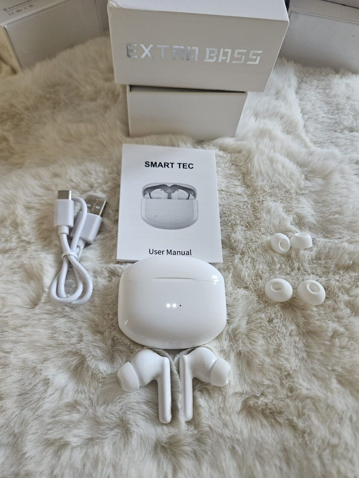 TWS Wireless Earbuds Headphone ANC Bluetooth 5.4 Earphones for Android & Iphone