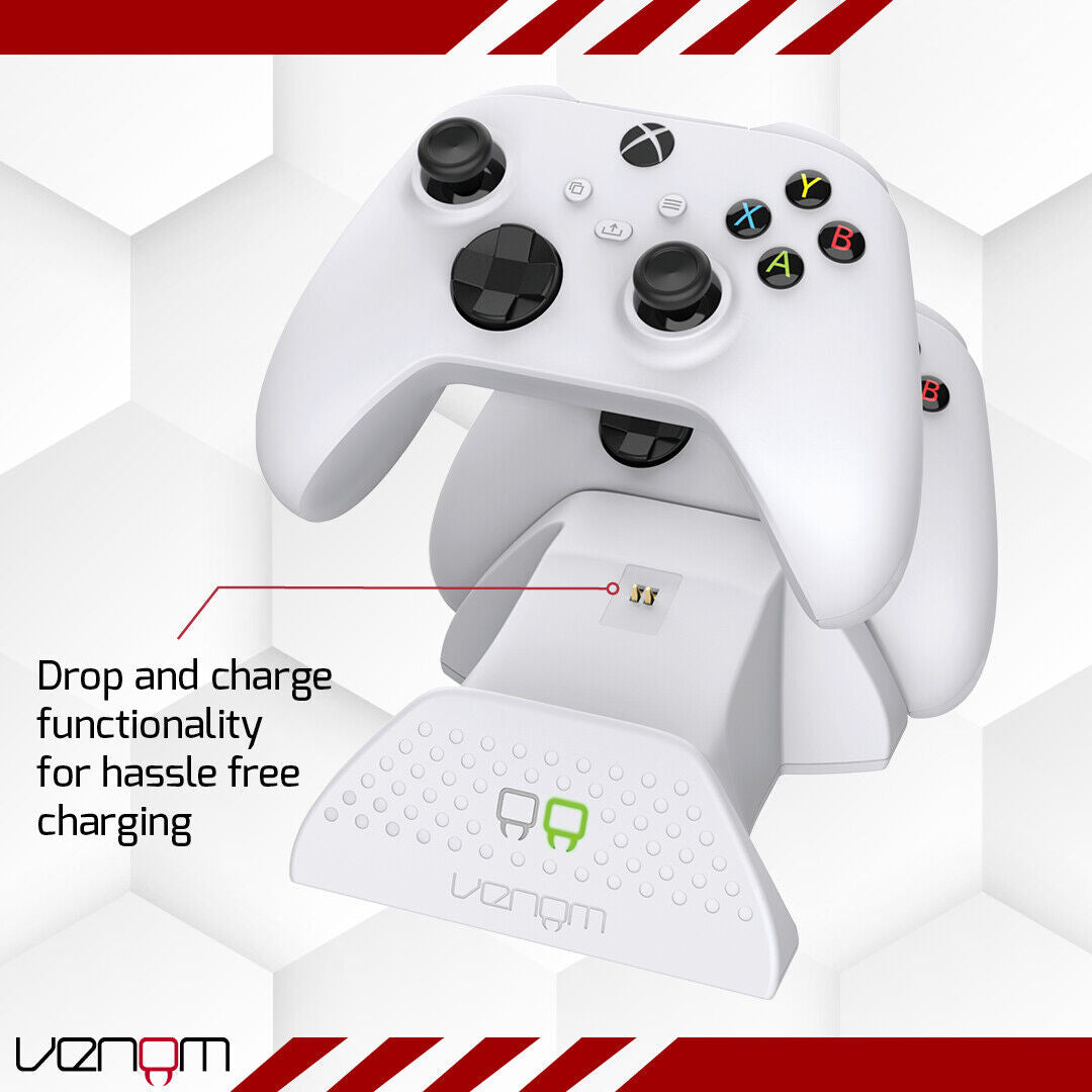 Xbox Charging Dock and Rechargeable Battery Packs for Series X Series S Xbox One